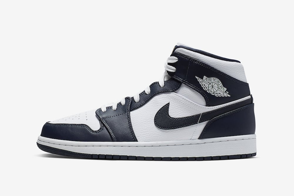 Pánské tenisky Nike Air Jordan 1 MID "Gold Obsidian" 554724-174 44EU