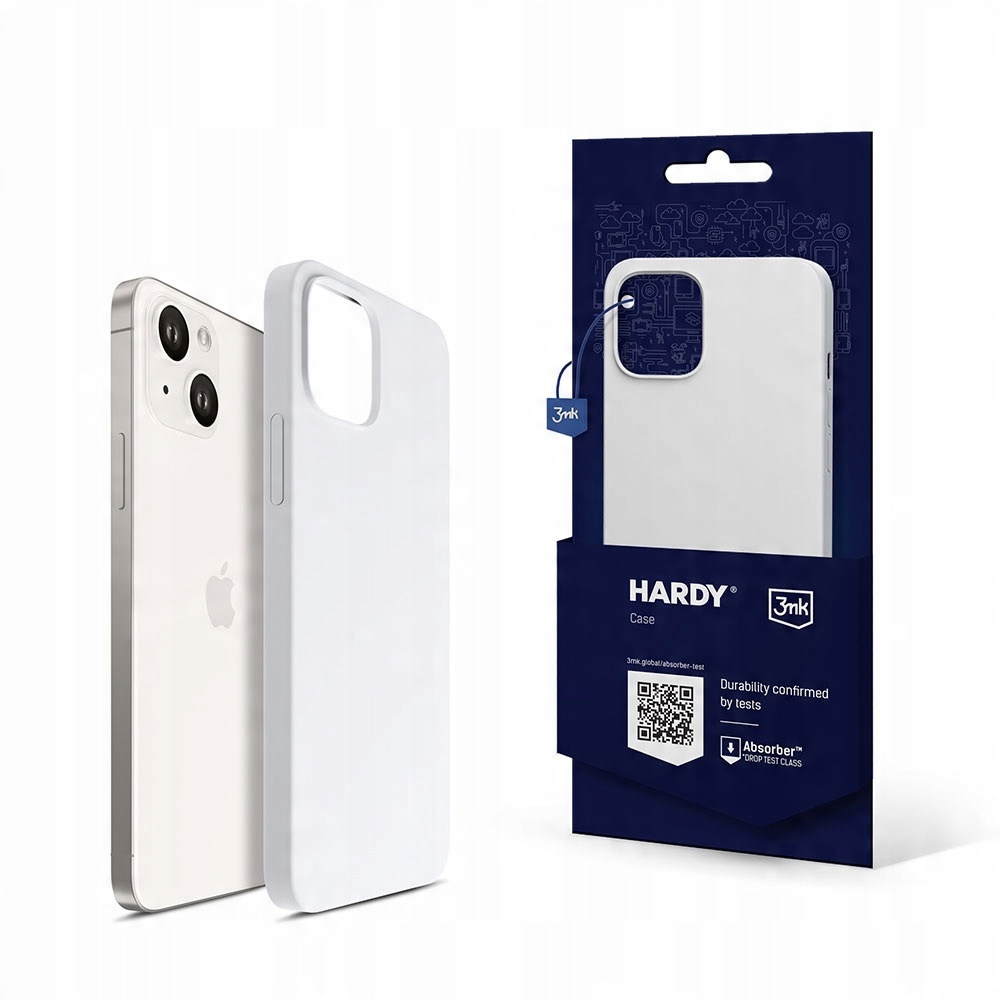 

Białe Etui plecki na iPhone 13 3mk Hardy Case
