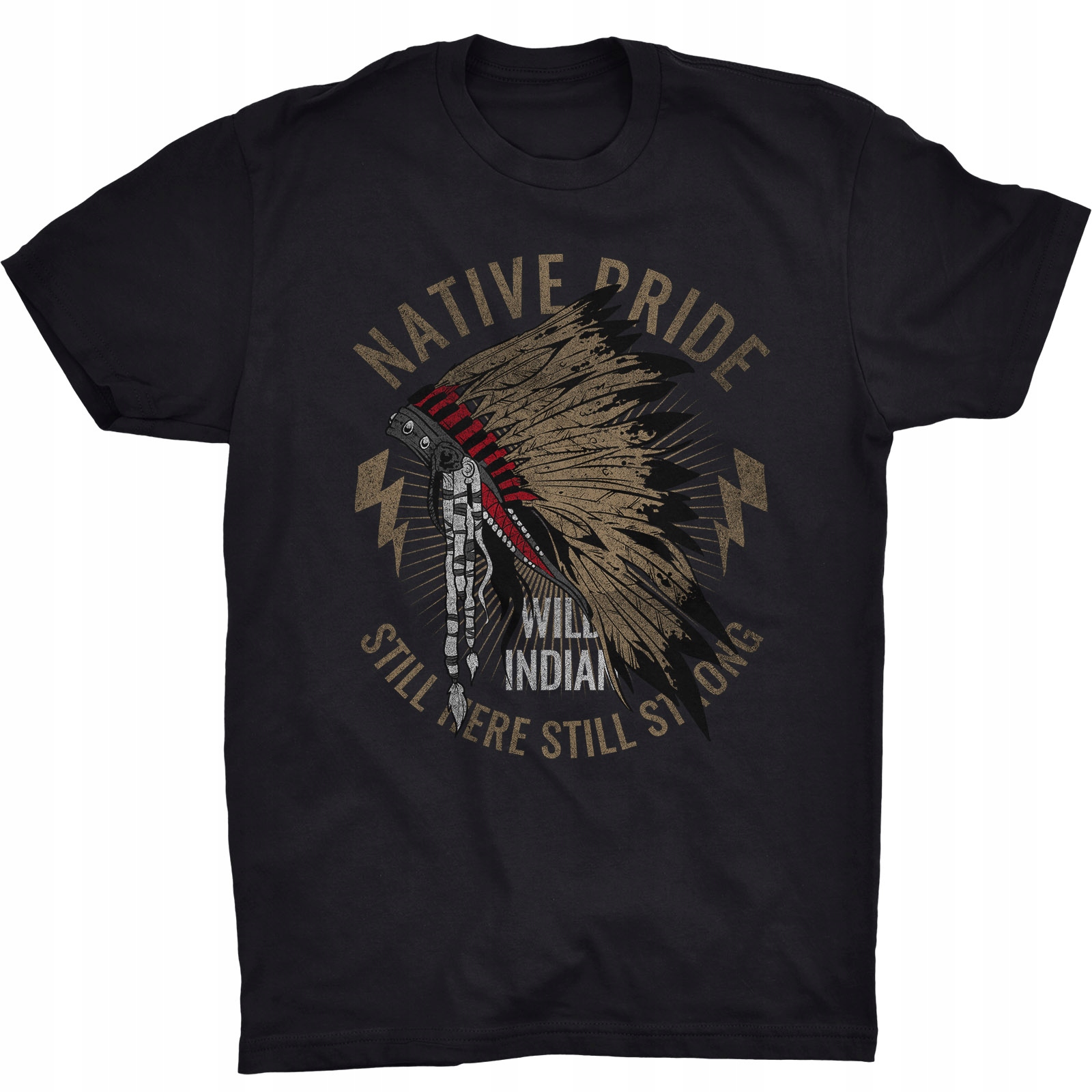 

Native Pride Koszulka Indianin Dziki Zachód Wódz
