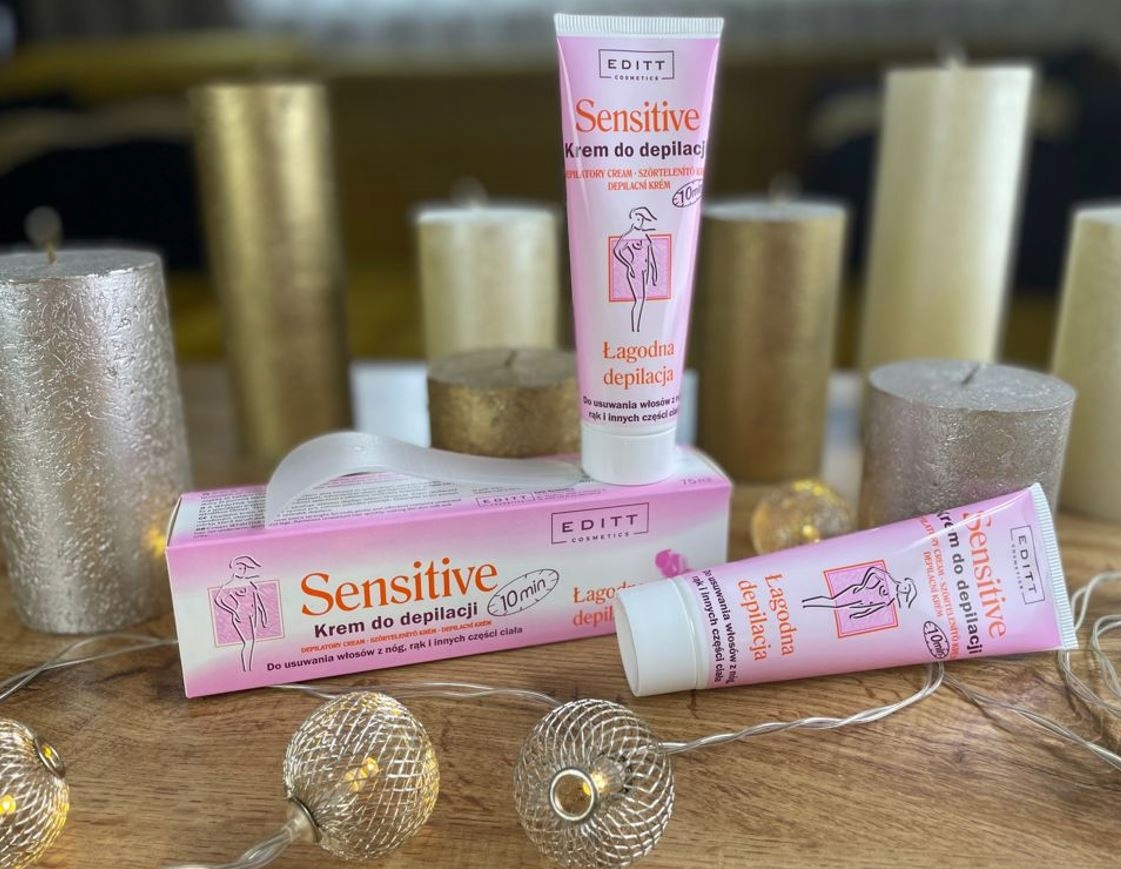 Krem do ŁAGODNEJ depilacji Sensitive EDITT 75ml Marka Editt Cosmetics