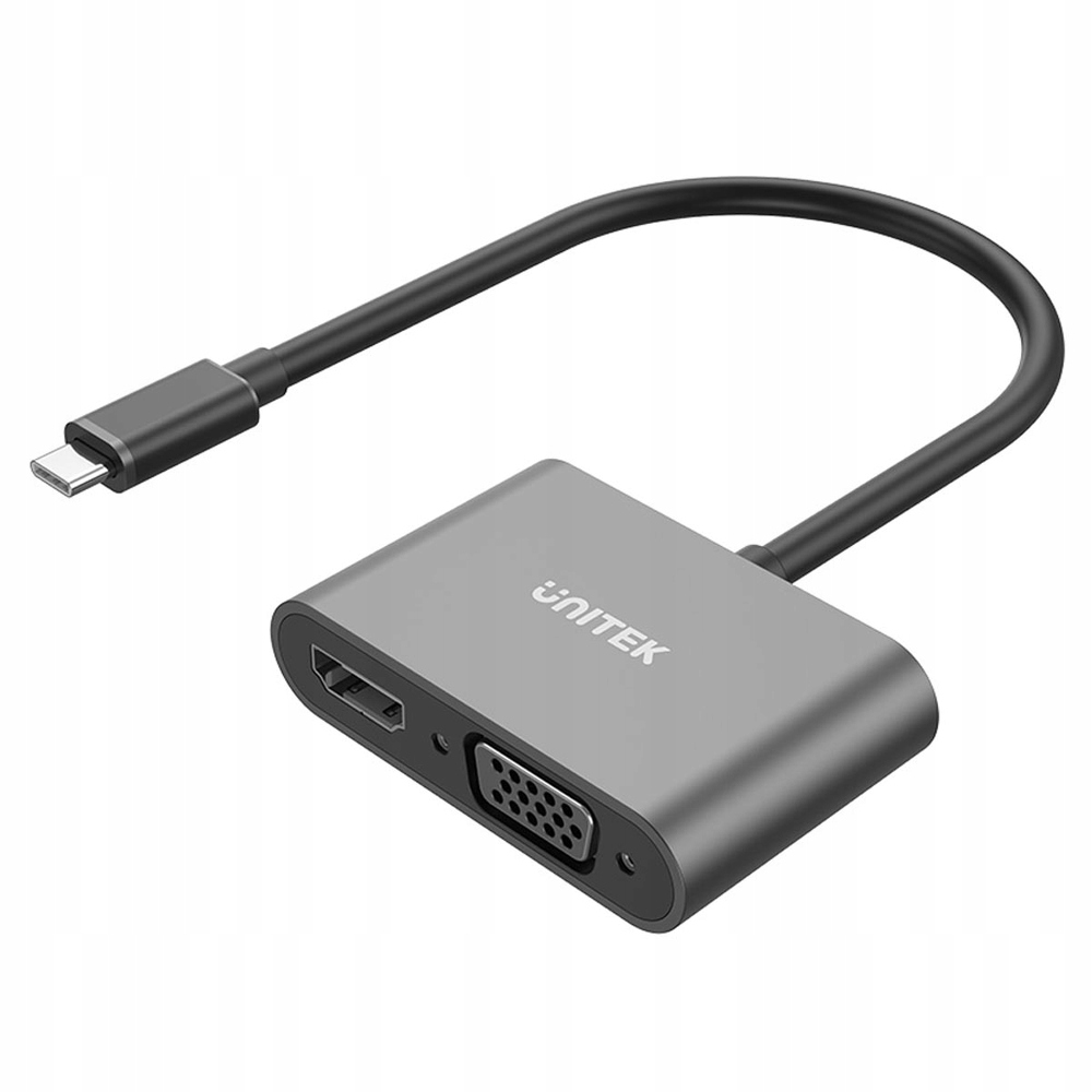 Unitek Adapter Usb-c na Hdmi 4K i Vga FullHD