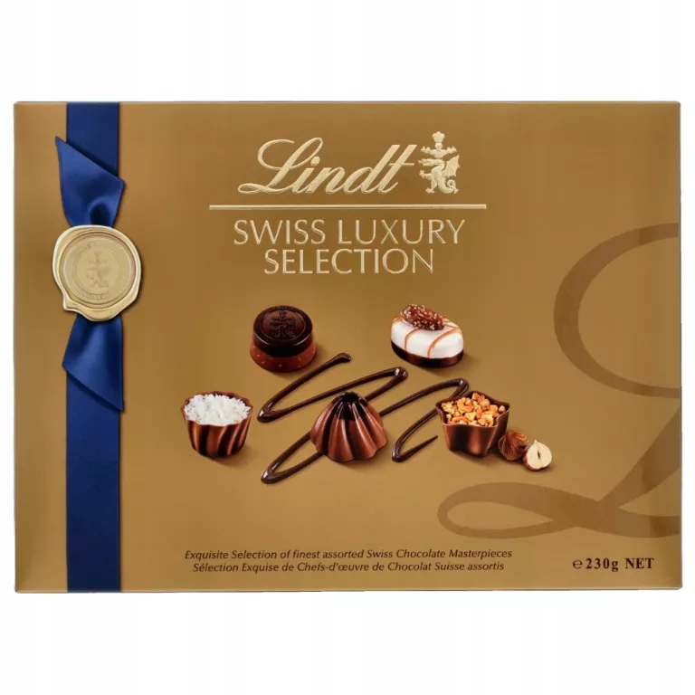 Czekoladki Lindt Bombonierka Swiss Luxury 230 G