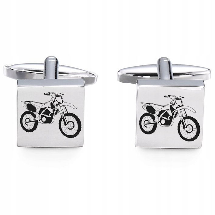 

Spinki do mankietów koszuli Motocykl Ścigacz