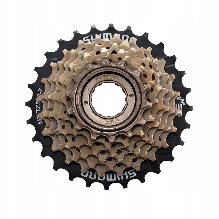 WOLNOBIEG NAKRĘCANY SHIMANO 7RZ MF-TZ500-7-7 7 RZĘDOWY MTB/TOUR/ROAD
