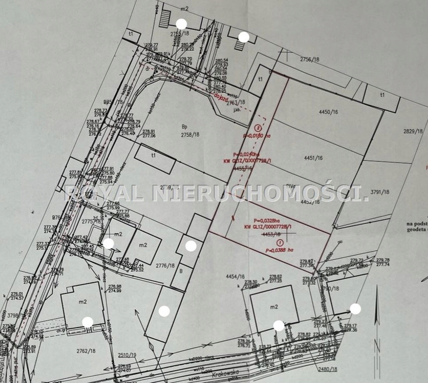 Działka, Zabrze, Rokitnica, 673 m²