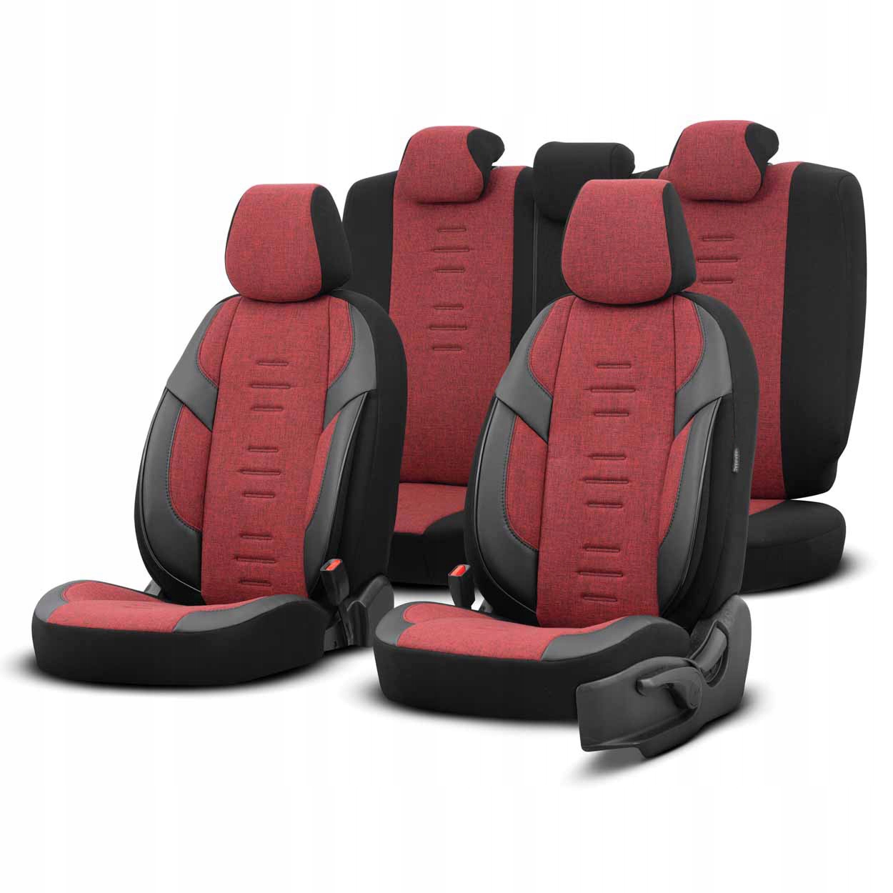 Komplet poťahov na autosedačky Otom Throne 103 Red 3-ZIP
