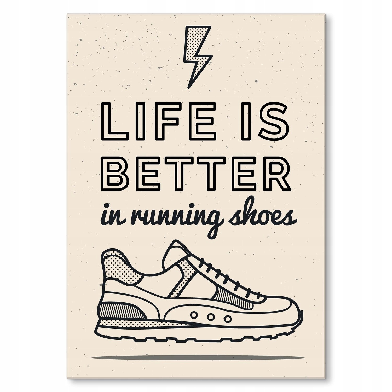 Kovový plakát Life is better Dárek 22 x 31 cm