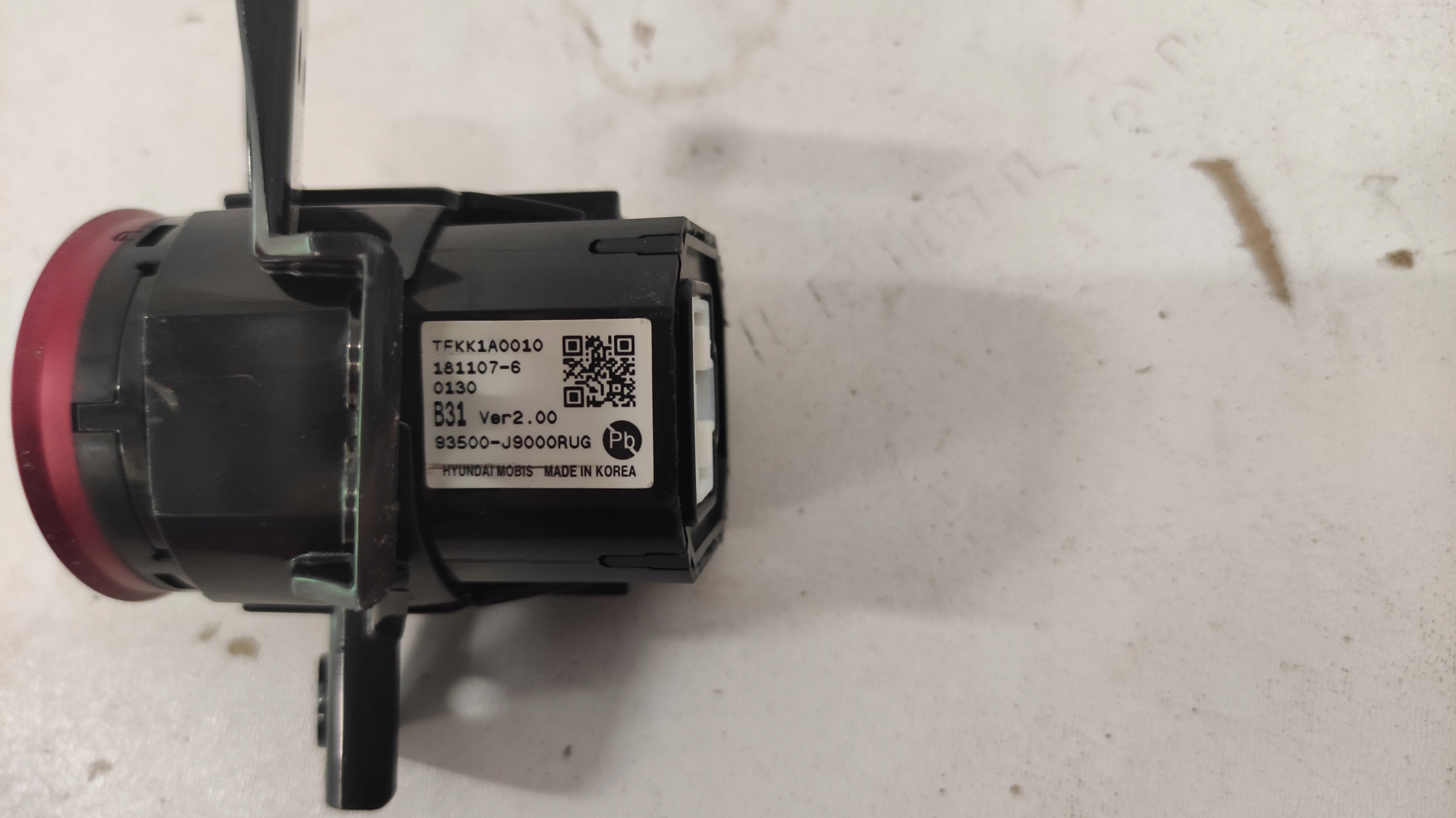 HYUNDAI KONA ignition button START STOP 17-22