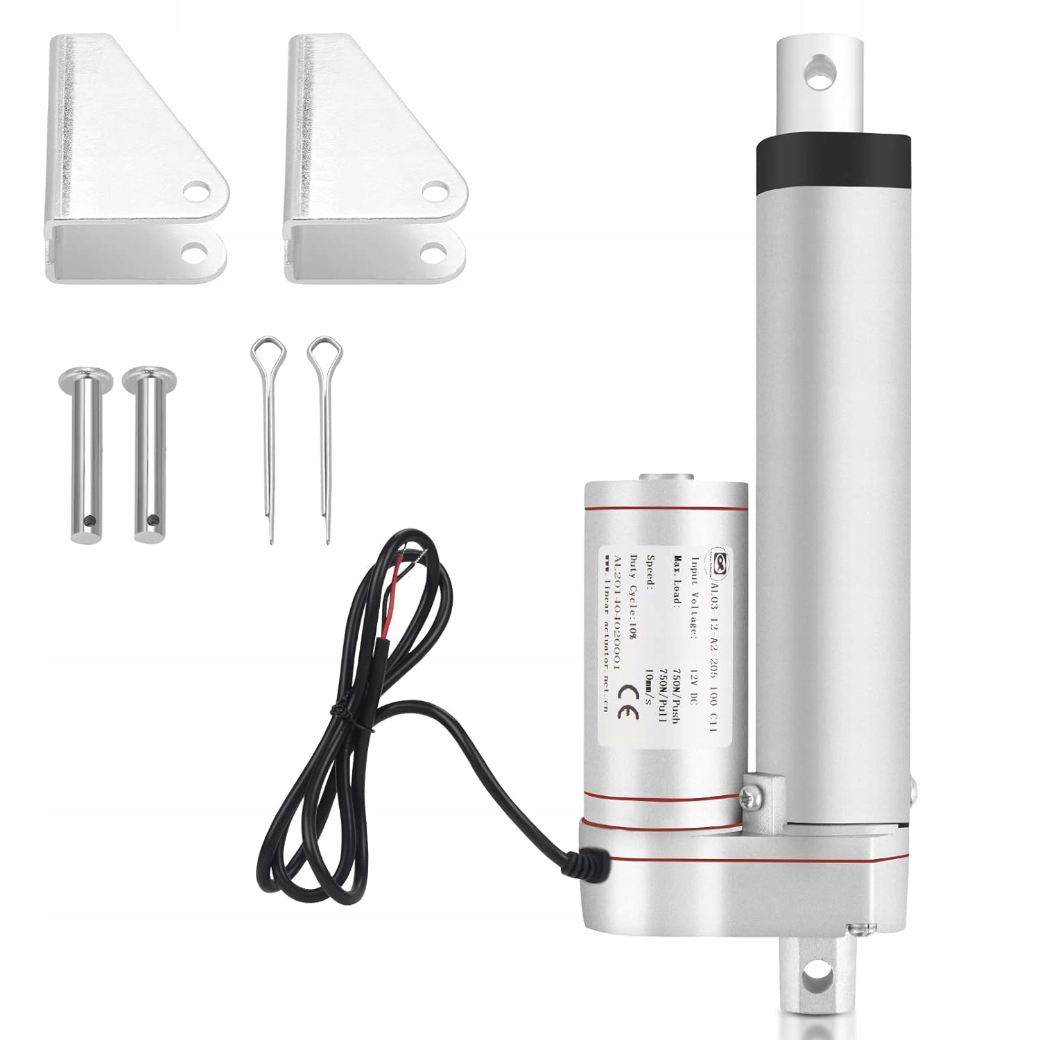 Profesionální Lineární Pohon 12V 1000N Zdvih 100 MM Elektrický Vodotěsný