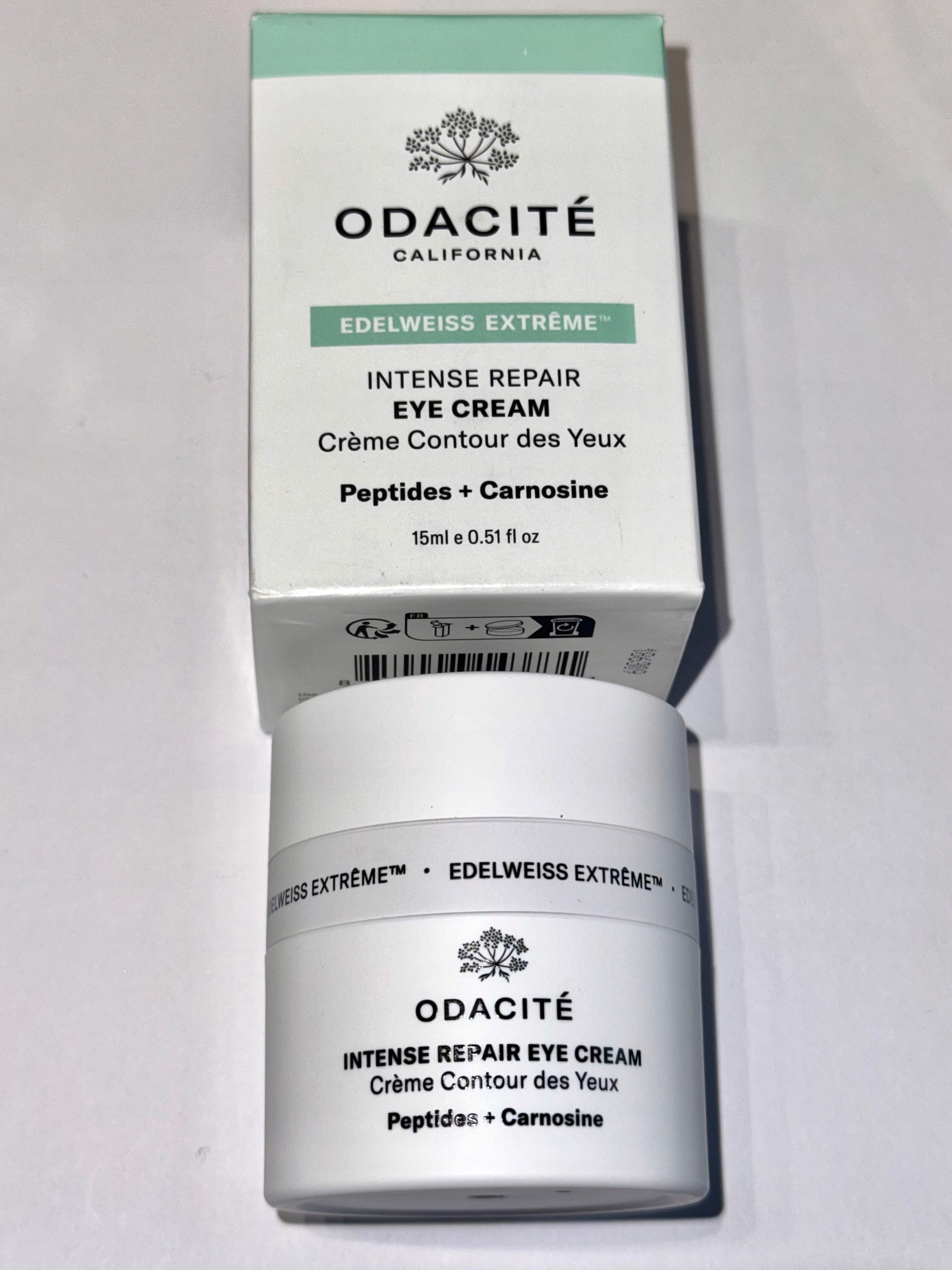 Odacite Intense Repair Eye Cream Intenzivní oční krém s peptidy 15 ml