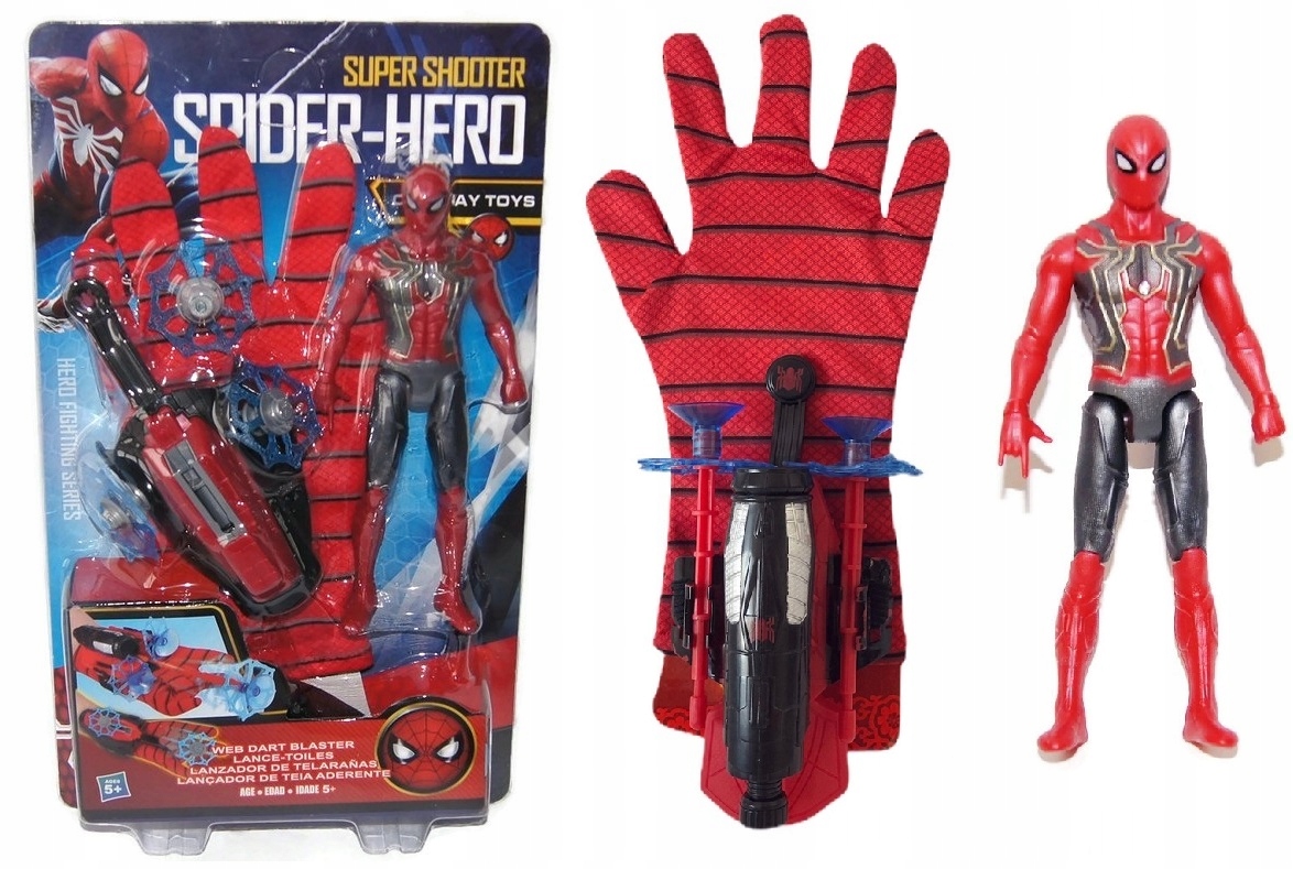 

Wyrzutnia Spiderman Rękawica Strzałki Sieć Strzela