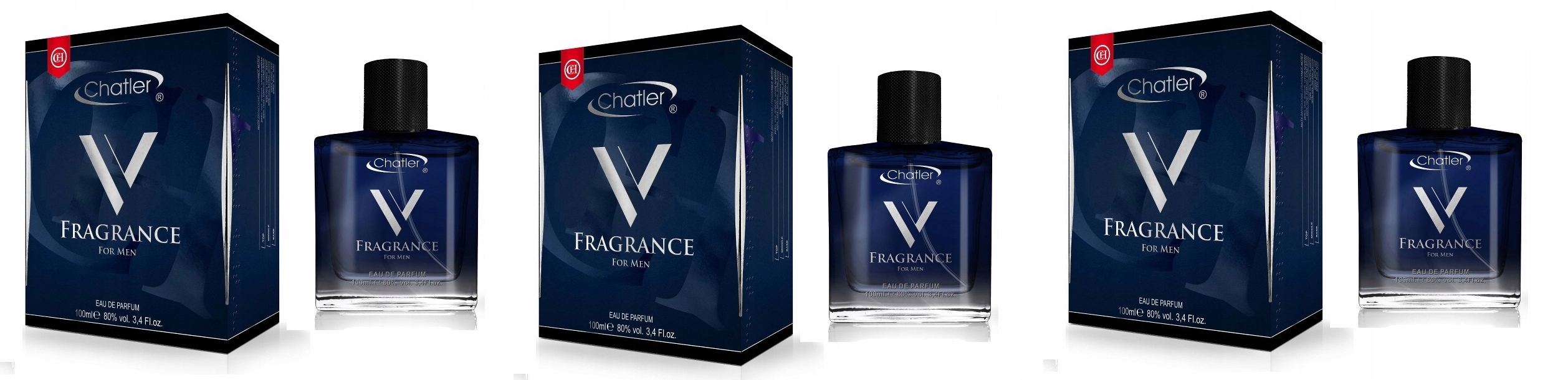 Chatler V Fragrance 3x100 ml parfémovaná voda