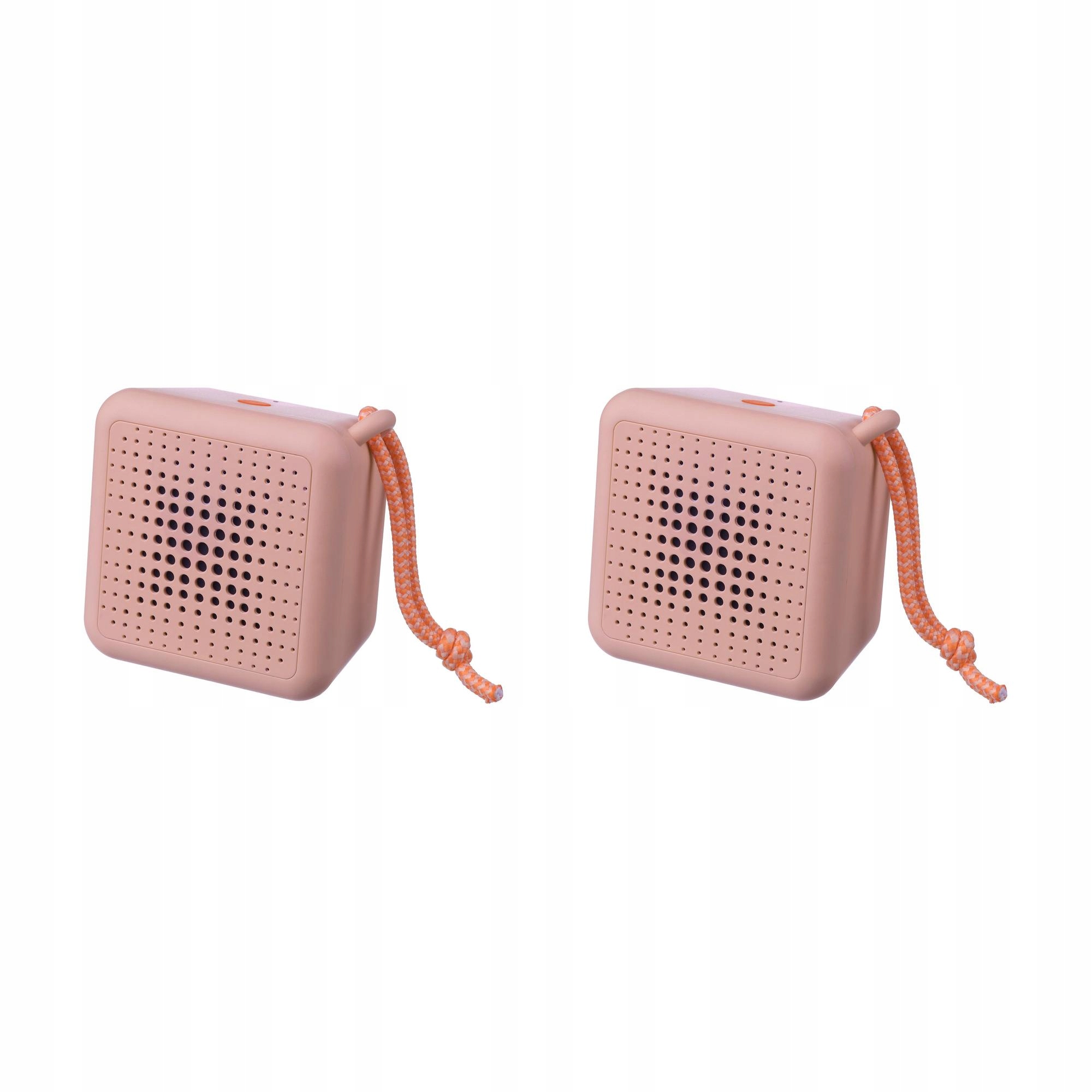 2 ks Bluetooth reproduktor Vappeby voděodolný, růžový, přenosný