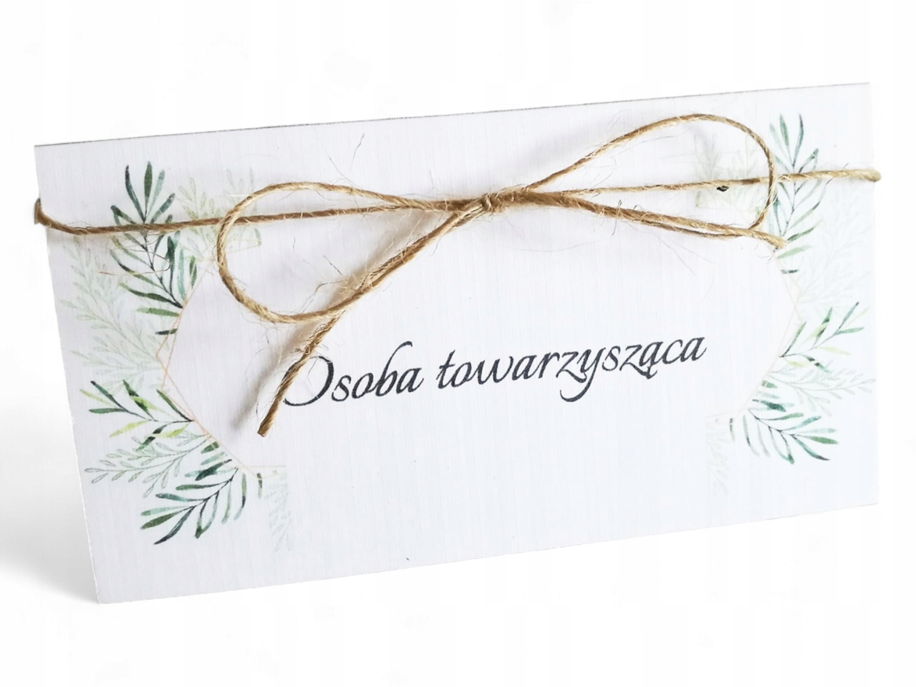 Winietki na stół, etykiety z nazwiskami, 2 szt, Delikatne listki