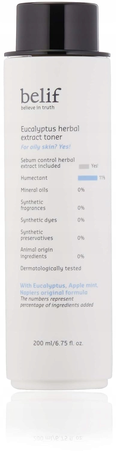 Belif Eucalyptus Herbal Extract Toner – osvěžující pleťové tonikum