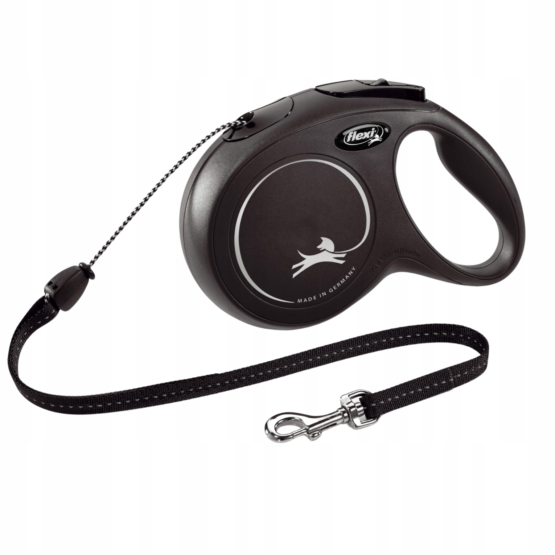 Levně Flexi New Classic Vodítko lanko M 8 m/20 kg černá