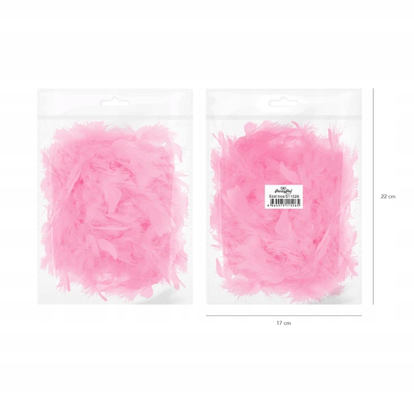 BOA SZAL Z PIÓR JASNY RÓŻOWY RETRO 190 CM KARNAWAŁ Rodzaj boa