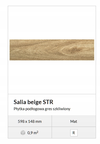 DOMINO SALIA BEIGE PŁYTKI DREWNOPODOBNE LESZNO Typ gres