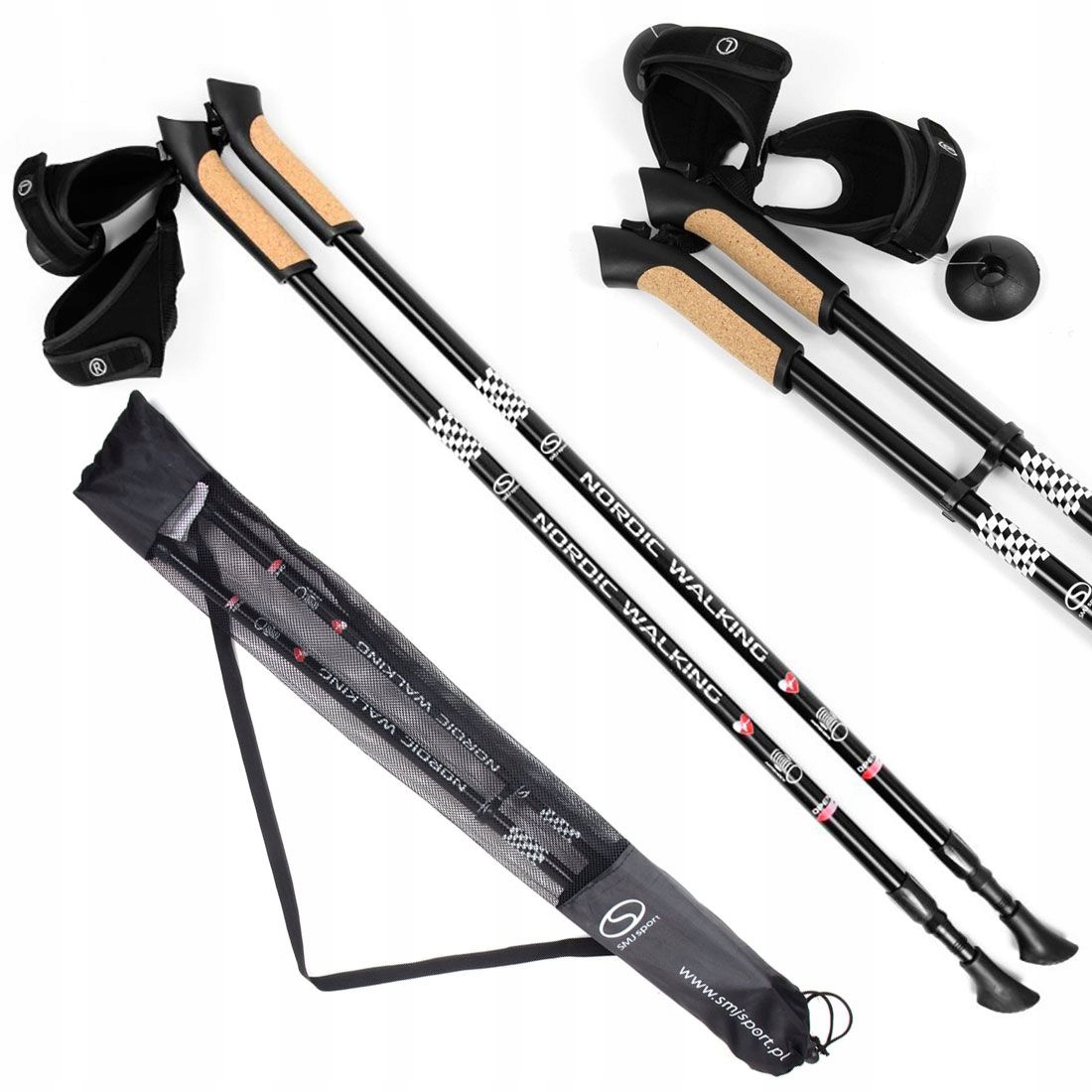 

Kijki do Nordic Walking regulowane Long Life Smj
