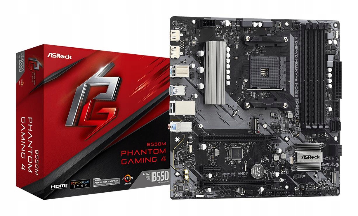 ASRock B550M Phantom Gaming 4 Micro Atx
