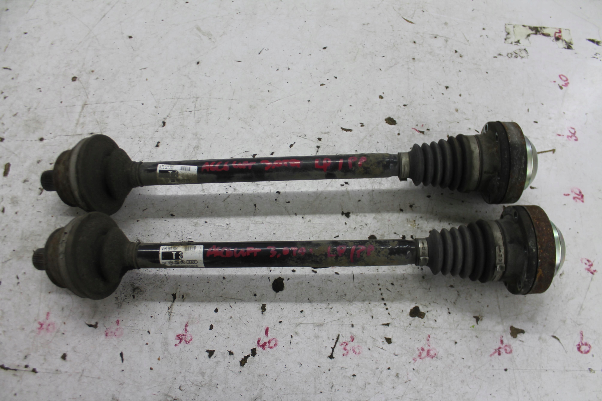 semi-axis left right front front 4F0501203 AUDI A6 C6 3.0 TDI 04-11