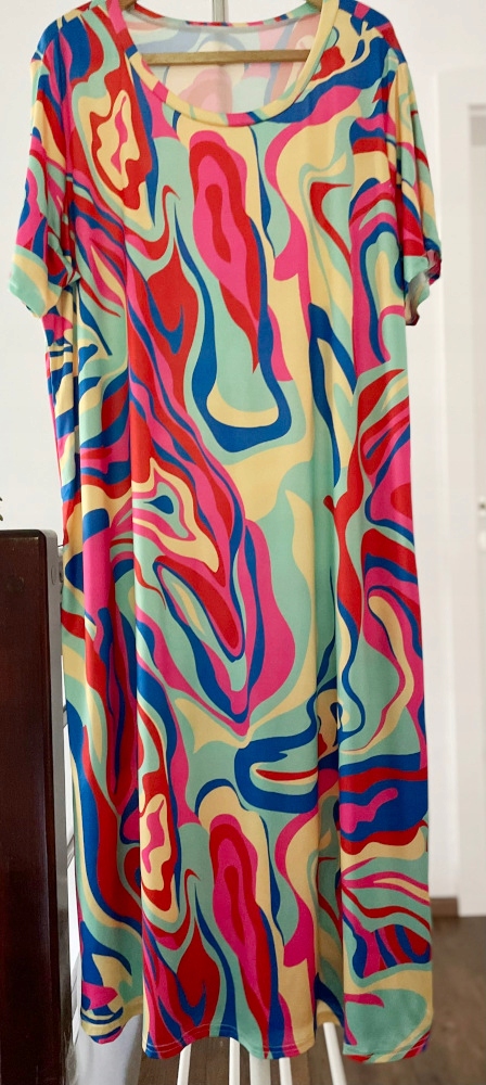 Šaty Maxi Plus Size vel 52/54 vzorů