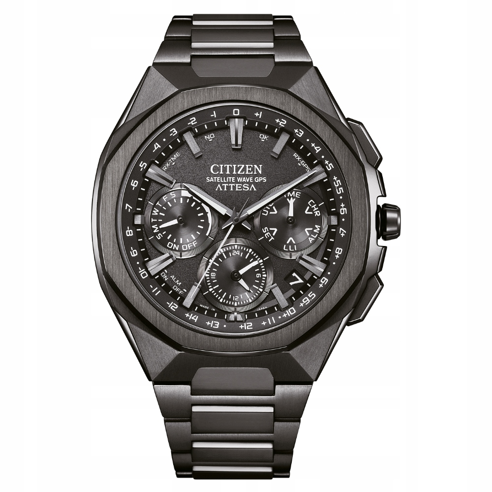 Zegarek męski Citizen Attesa Solar Satellite Gps Chrono CC4105-69E