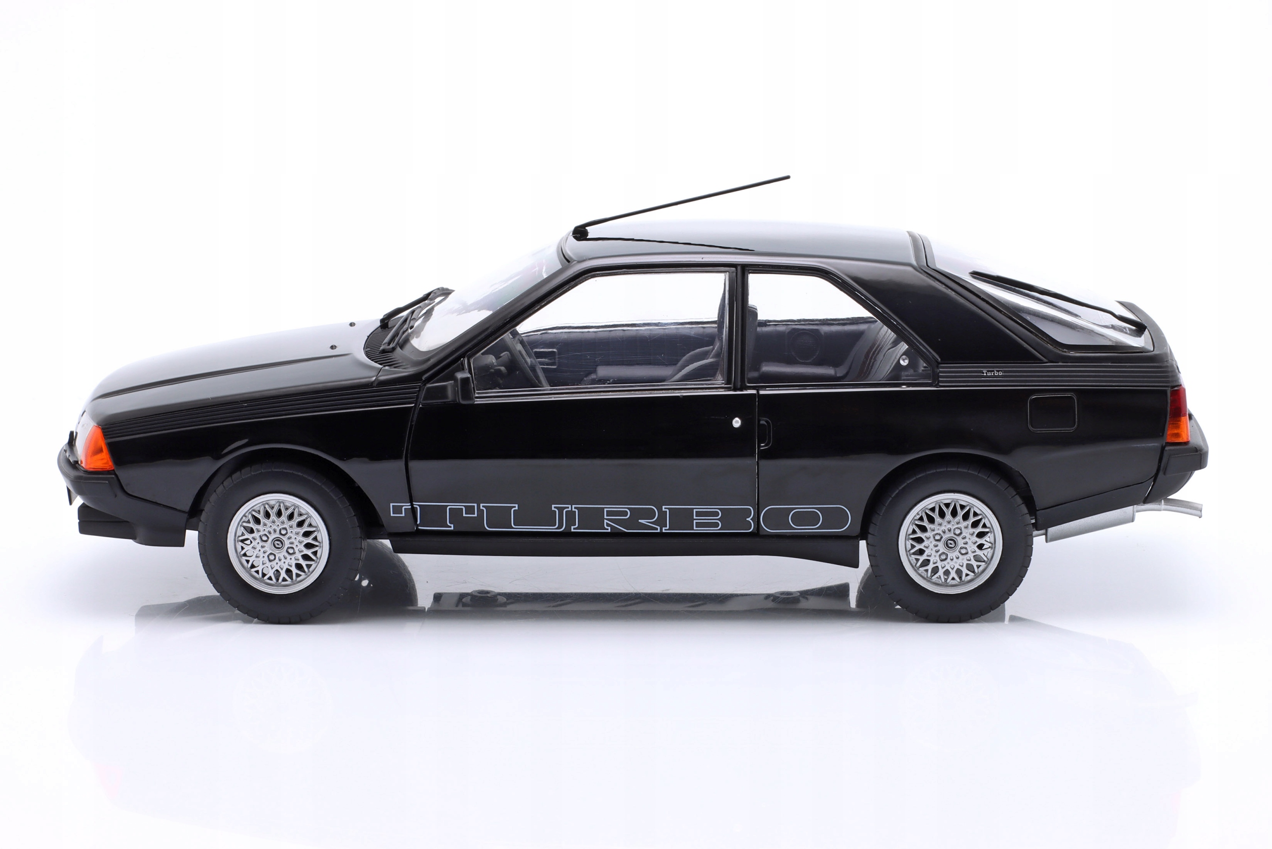 SOLIDO RENAULT FUEGO Turbo 1980 Black 1:18 Model Renault FUEGO