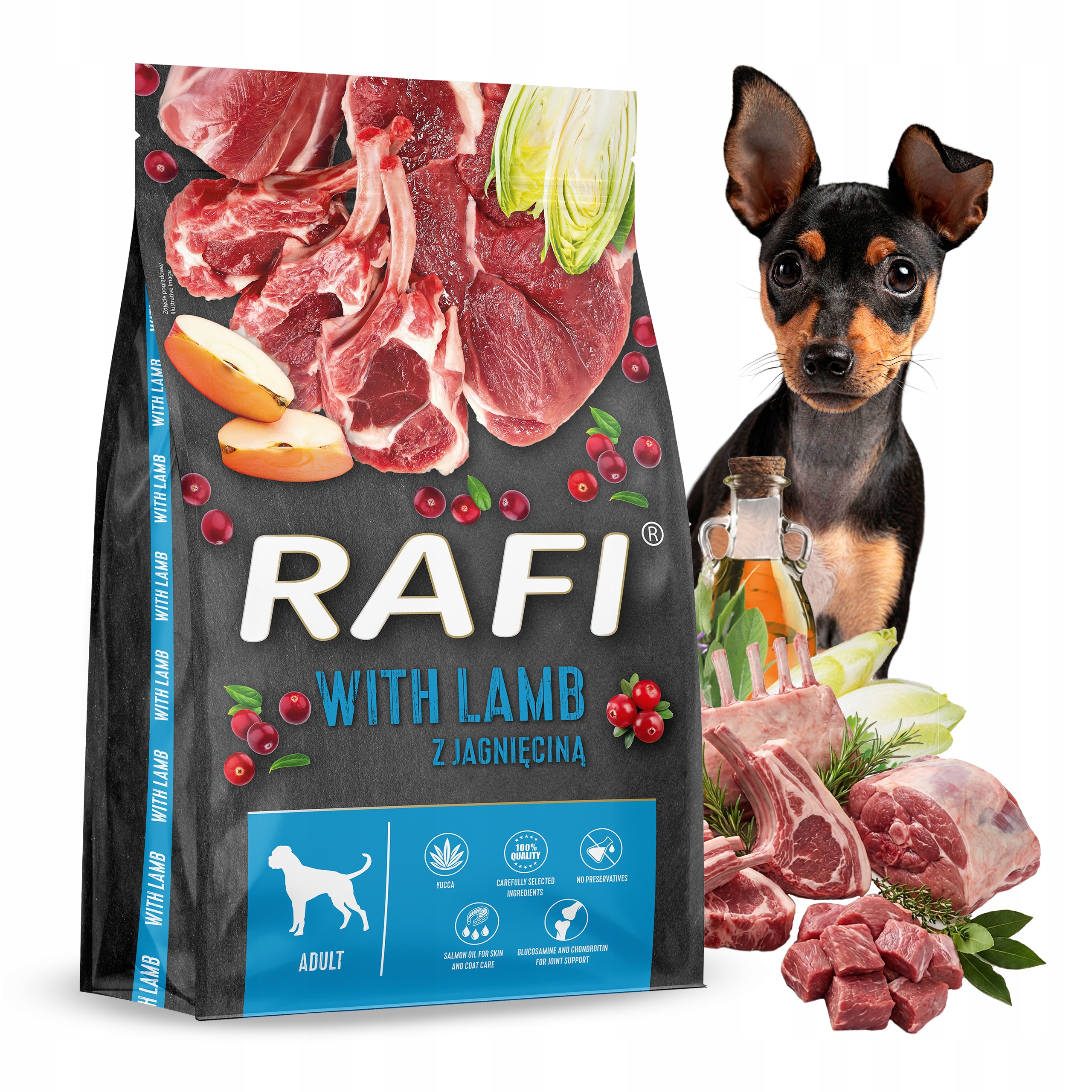 Rafi Adult Lamb 10kg z Jagnięcina karma dla psa