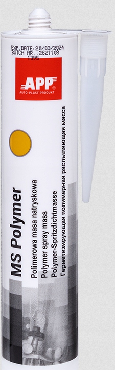 

App Ms Polymer Polimerowa masa natrysk 280ml Żółta