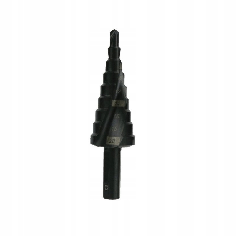 

Wiertło wielostopniowe spiralne K2 4-20mm