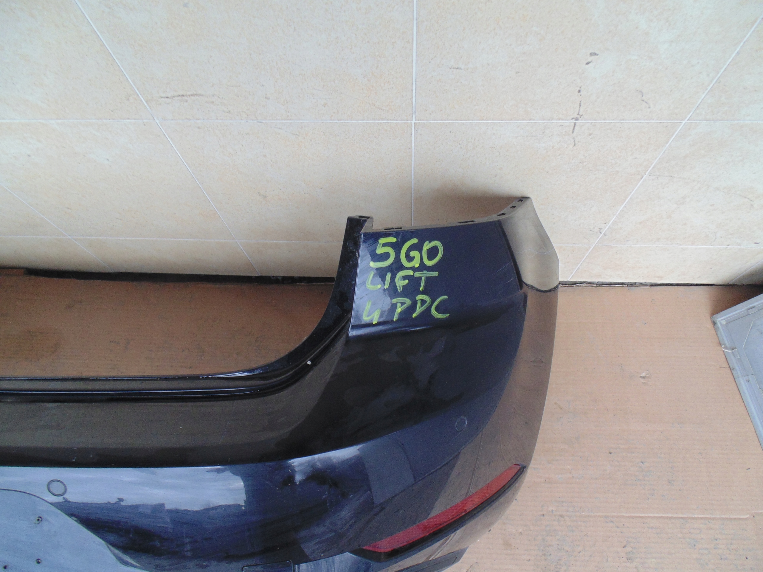 bumper rear complete 4PDC VW GOLF VII 5G0 LIFT