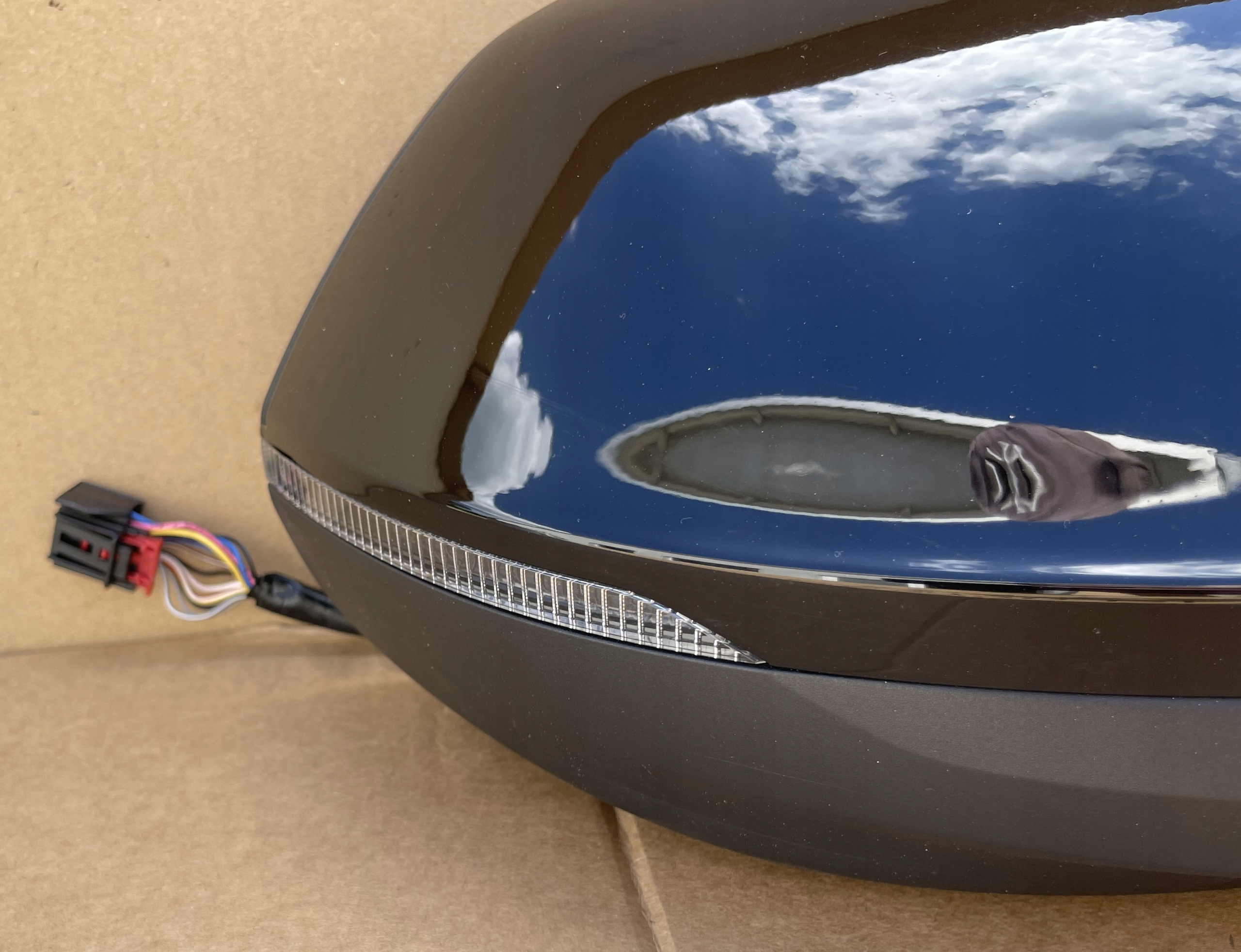 mirror AUDI Q8 W colour LY9B 14 PIN complete IDEAL right