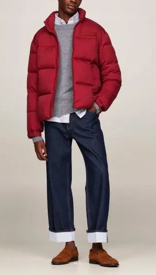 Tommy Hilfiger Pánská péřová bunda New York Puffer vel. M