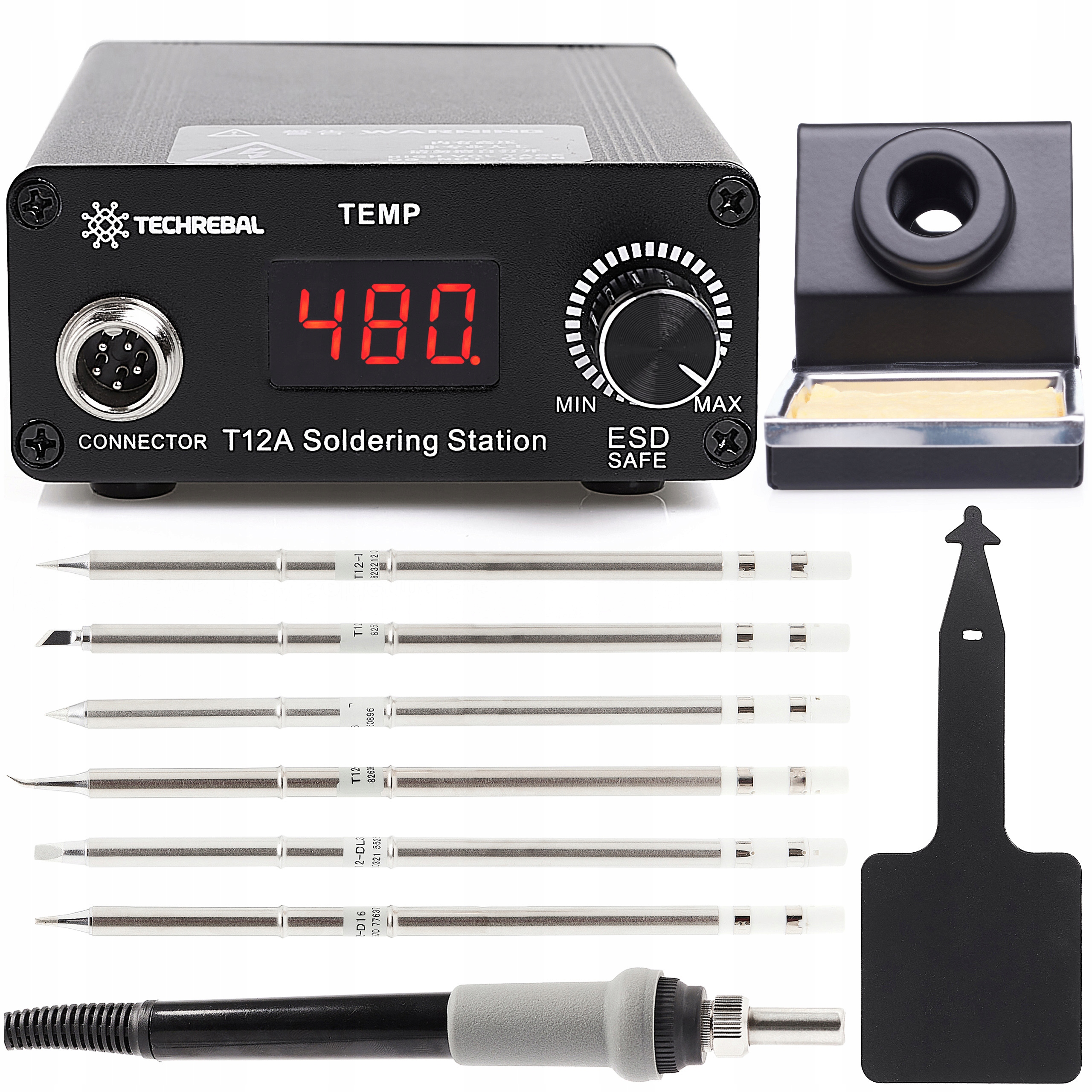 Pájecí Stanice Pájecí T12A 75W Hrot T12 Sada 6 Hrotů