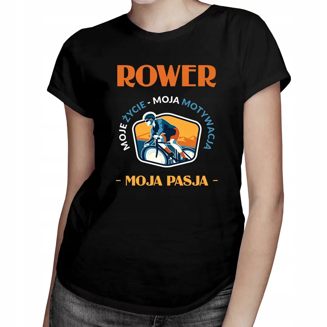 

Dla Rowerzystki Rower moje życie Koszulka