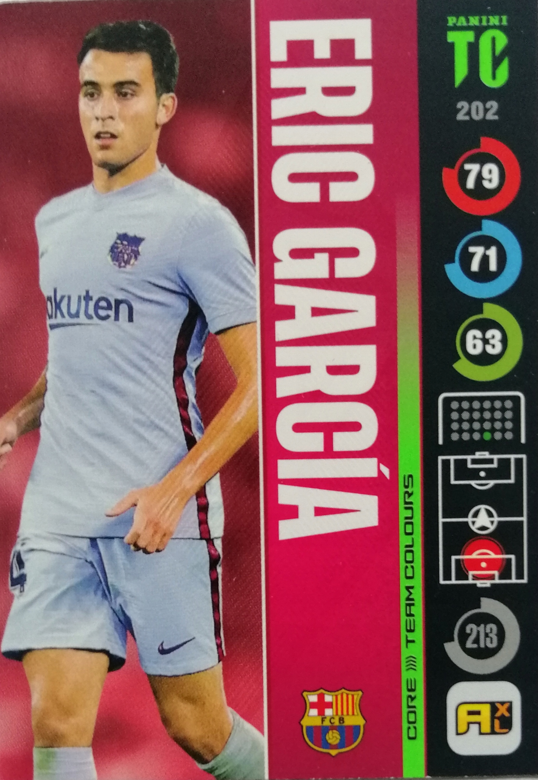 Panini Top Class Team Colours 202 Eric Garcia
