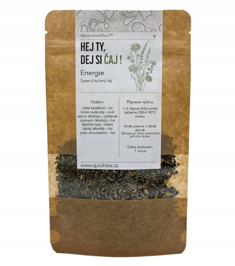 QuickTea Energie bylinný čaj 250 g