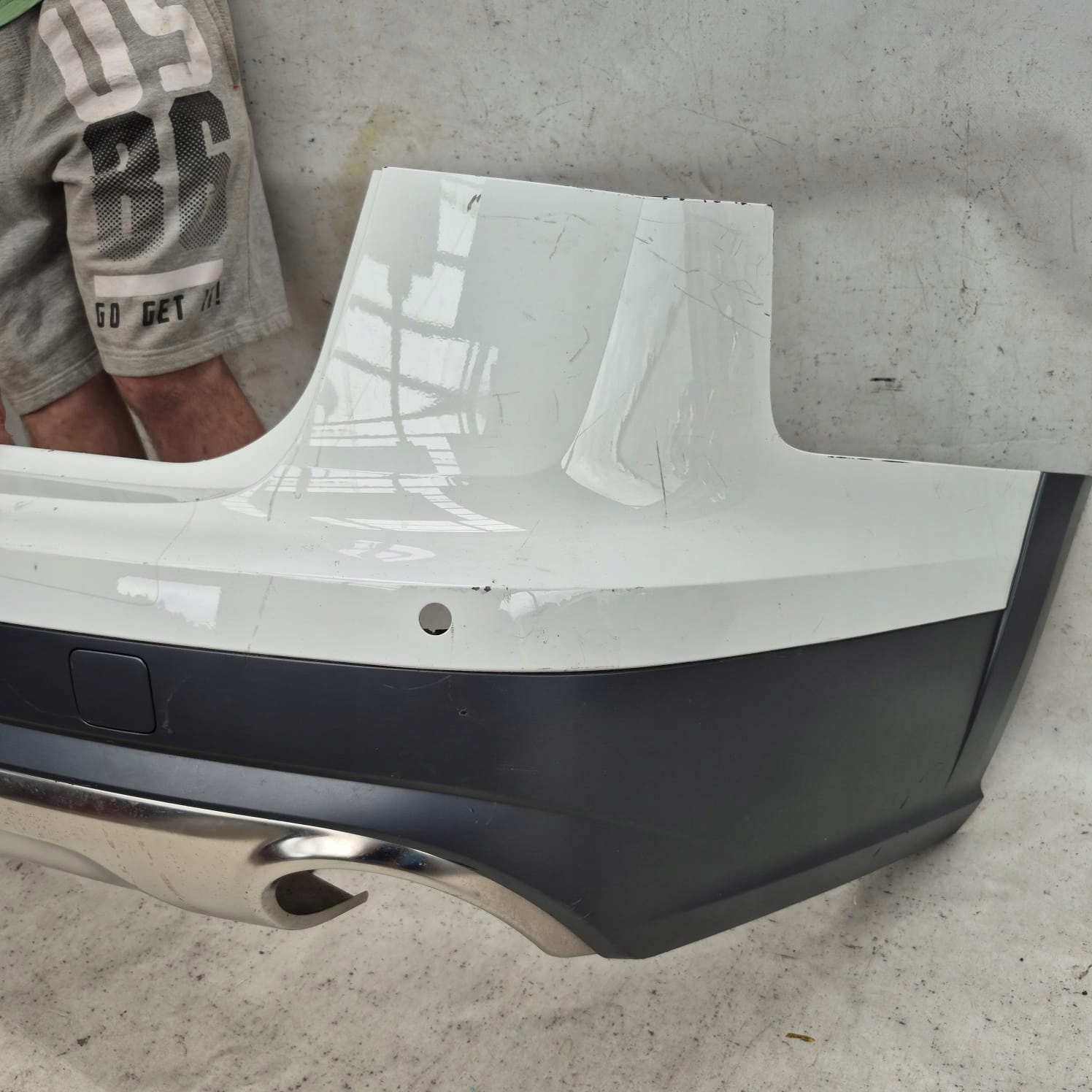 AUDI A6 4G ALLROAD LIFT 14- bumper rear part rear PDC