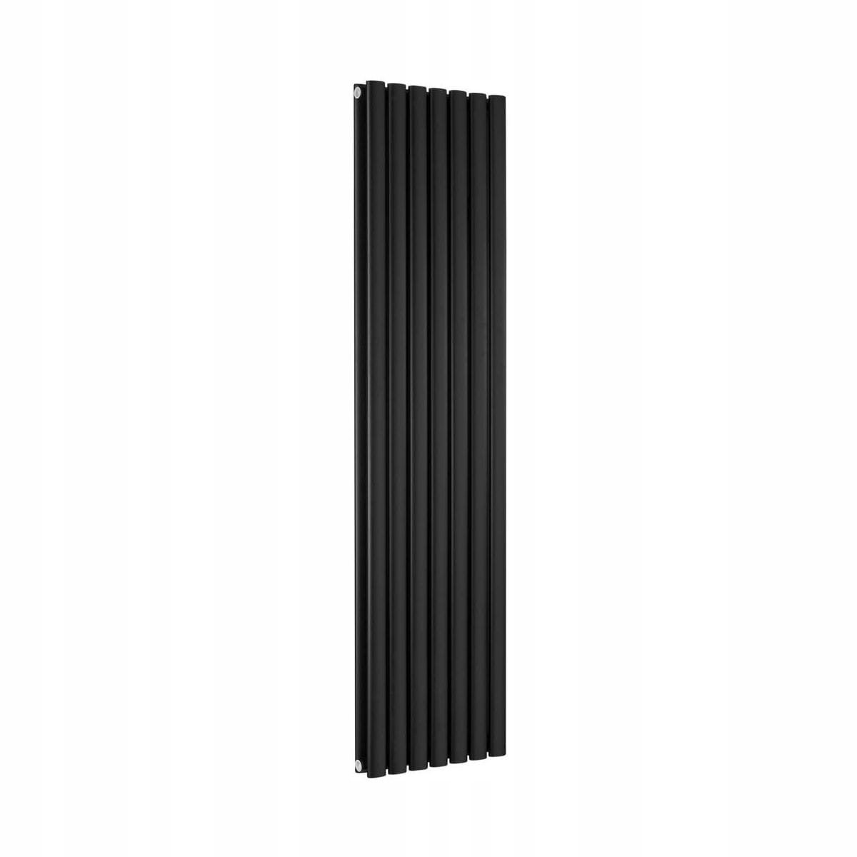 Grzejnik pokojowy Luxrad Ring podwójny 1600 x 410 mm czarny mat Zdc 1350W