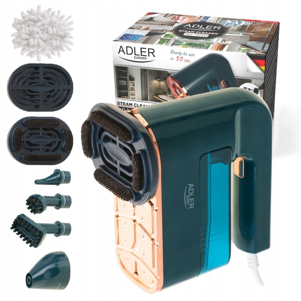 Malá parní čistička Parní čistič Steamer 5 nástavců Adler AD7050