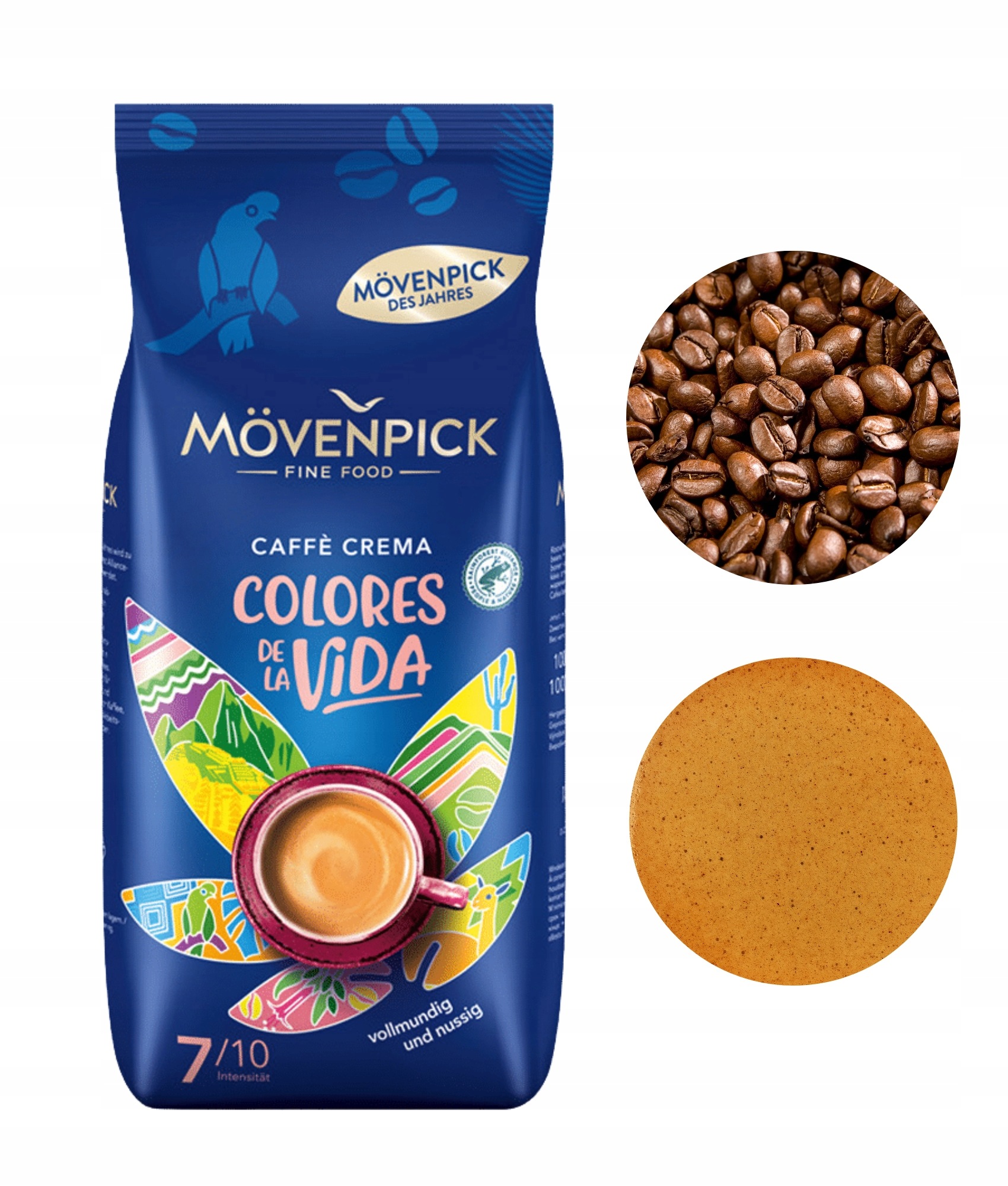 Movenpick des Jahres Caffe Crema Colores De La Vida kawa ziarnista 1kg