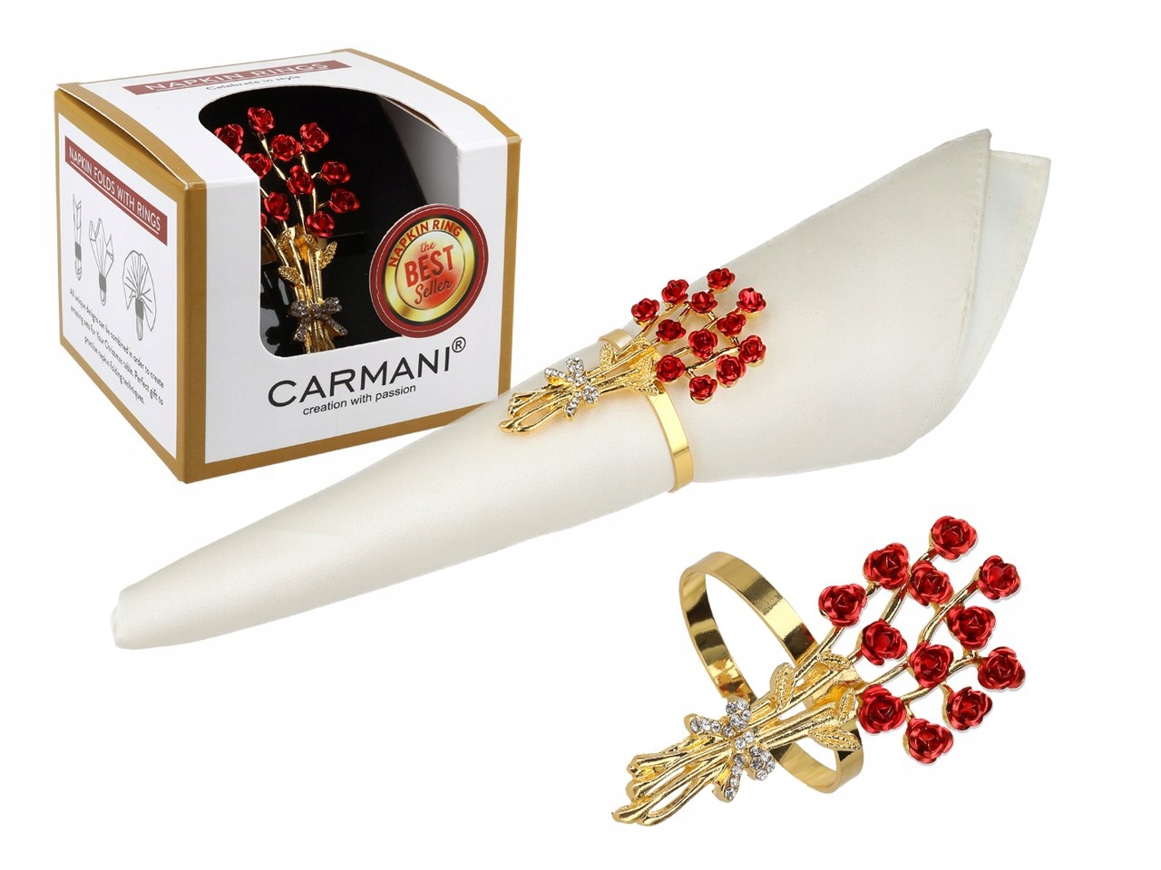 PIERŚCIEŃ NA SERWETKĘ - BUKIET