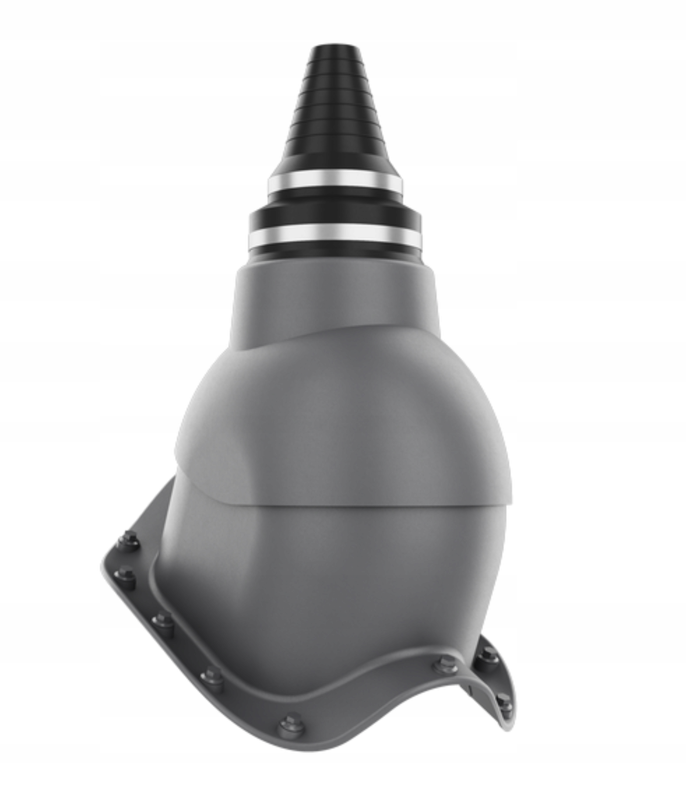 Anténní přechod těsný přechod k vlnité desce Grafit Ral 7024