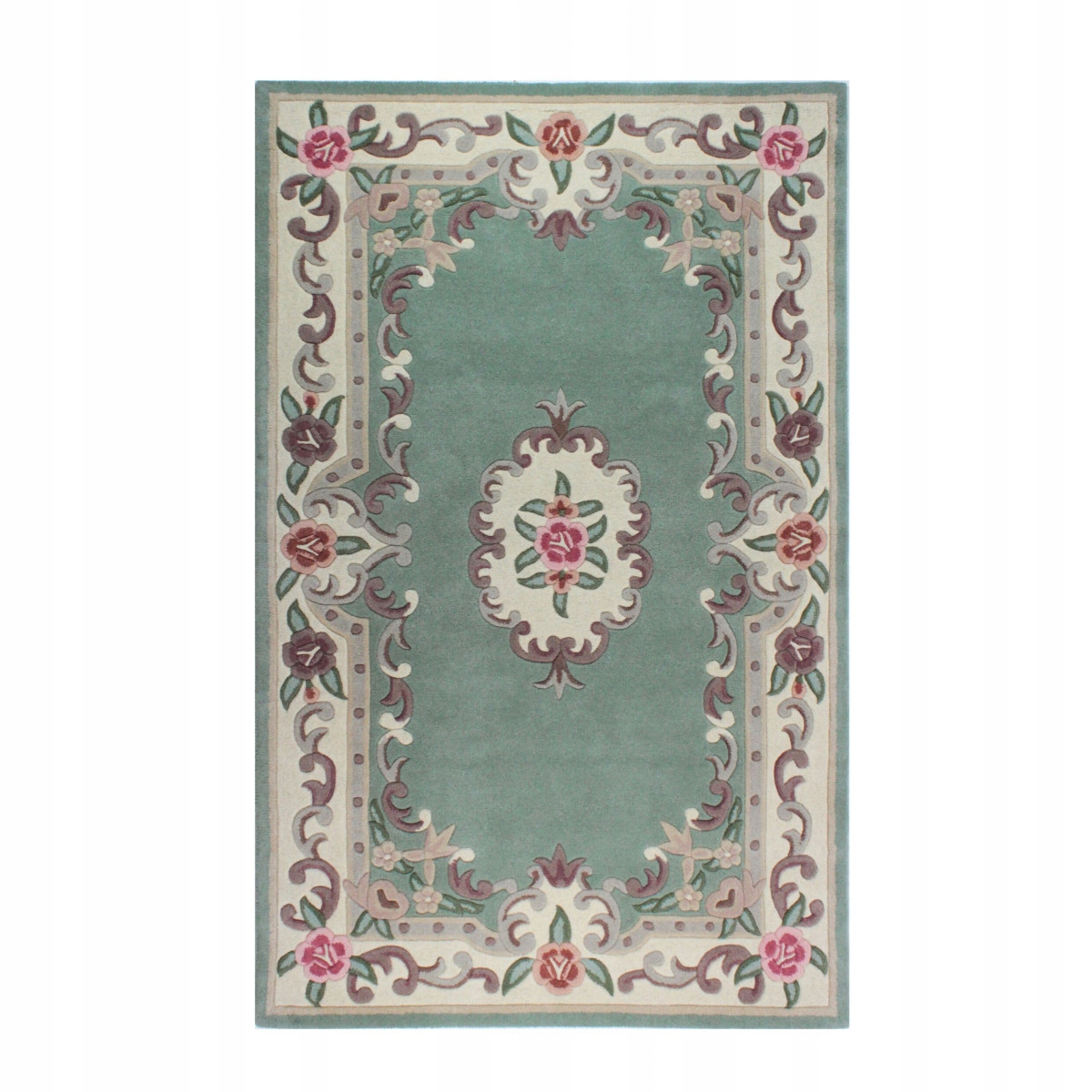 150x240 Ručně všívaný kusový koberec Lotus premium Green