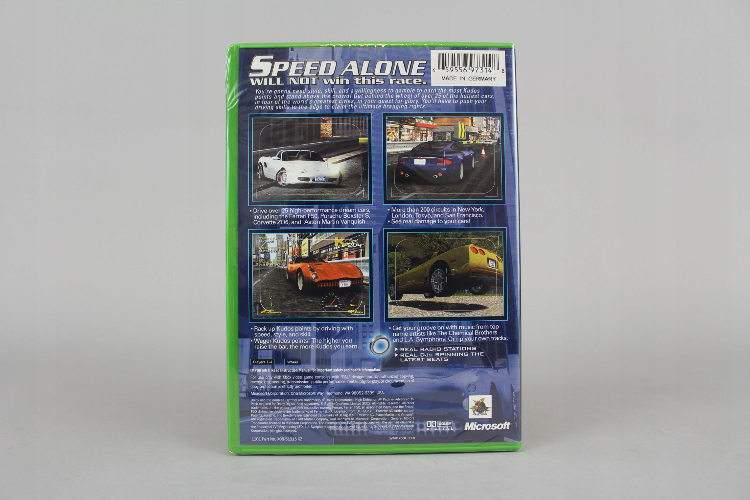 PROJECT GOTHAM RACING PGR XBOX Tematyka wyścigi