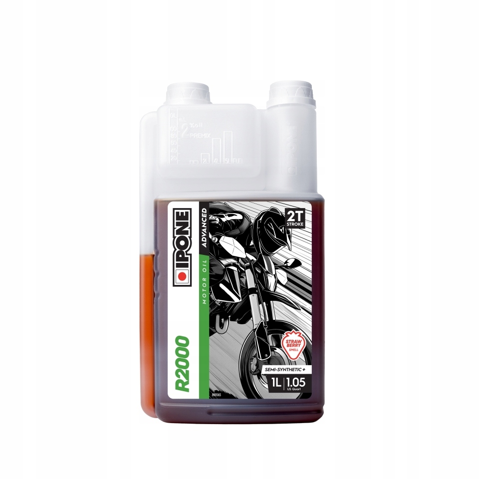 Ipone R2000 Olej Do Mieszanki Dozownika 2T Motocykli Dwusuwowych Truskawka