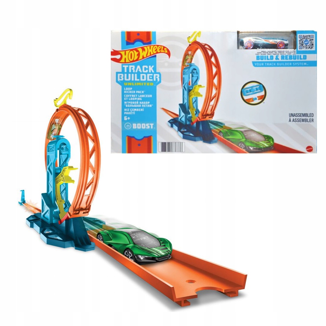 

Hot Wheels Tor Pętla Przyspieszenie Autko GLC90