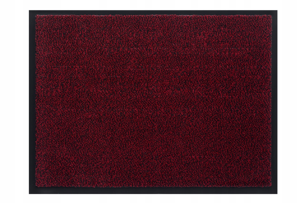 Textilní červená kancelářská rohožka 120 x 180 cm