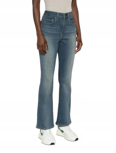 Levi's Džínové Kalhoty Mom Jeans S Oděrkami, Modré 31/30 6EA